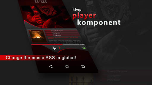 Komponent  Player Music klwp screenshot 2