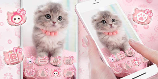Cute Cat Live Launcher Theme 3 screenshot 6
