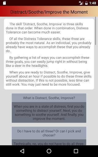 DBT Distress Tolerance Tools screenshot 11
