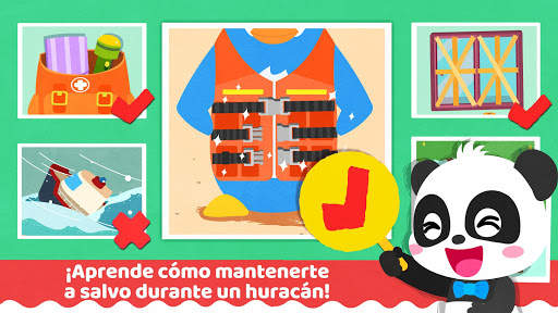 Seguridad Huracanes Panda Bebé screenshot 5