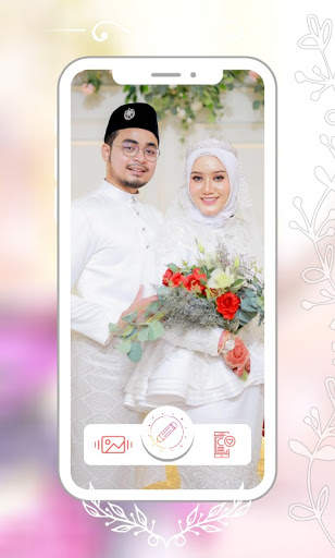 Hijab Couple Wedding Photo Maker screenshot 2