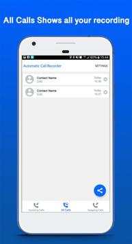 Automatic call recorder [No ads and free] screenshot 1