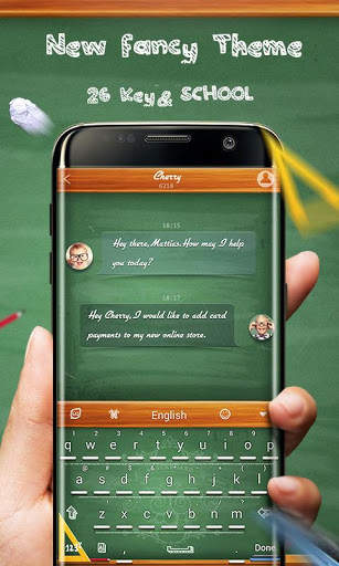School GO Keyboard Theme screenshot 3