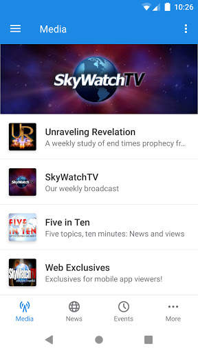 SkyWatchTV App screenshot 1