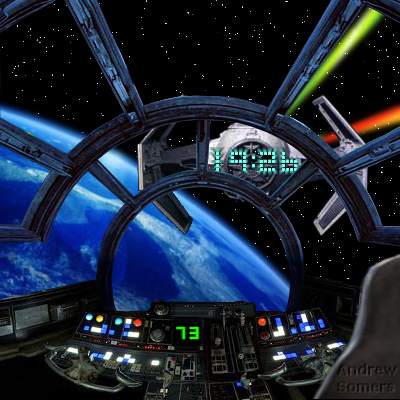 Star Watch Clock skin screenshot 6