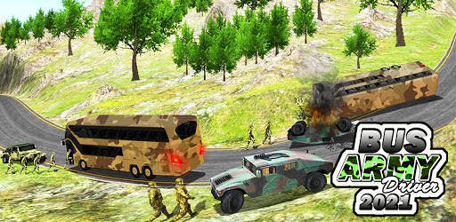 Army Bus Oleng Driving 2021:Military Bus Simulator screenshot 6