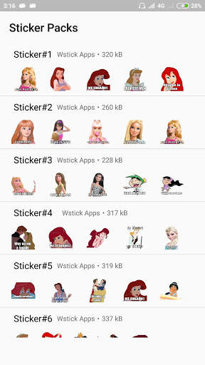 Stickers de las Princesas Para WhatsApp screenshot 3