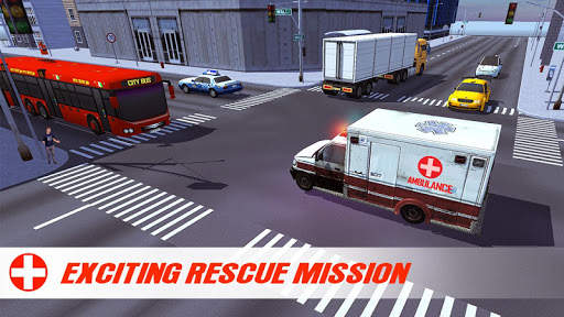 Ambulance Driving Game: Rescue screenshot 3
