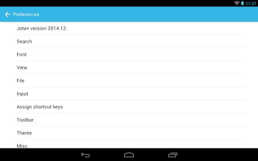 Jota  (Text Editor) screenshot 10