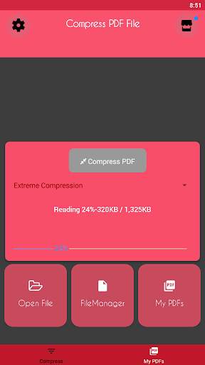Compress PDF - PDF Compressor screenshot 1