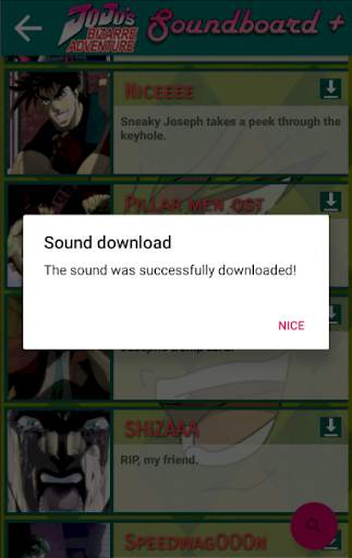 JoJo soundboard   screenshot 4