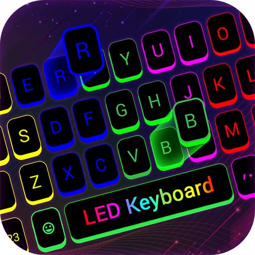 Neon LED Light Keyboard 14.0