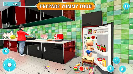 Naughty Virtual Baby Sim Game screenshot 1