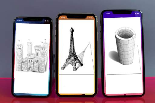 how  to draw 3D screenshot 1
