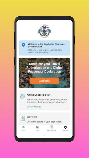 Seychelles E-Border screenshot 1