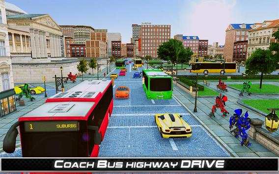 Robot Bus game - Robot Passenger Bus Simulator screenshot 5