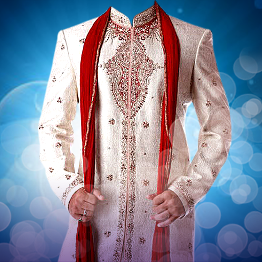 Men Sherwani Montage Maker आइकन