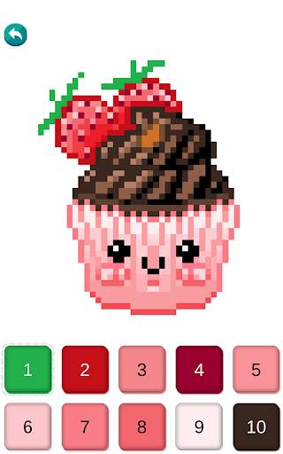 Candy Pixel Art - Candy Sandbox Coloring screenshot 5