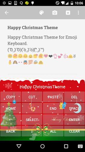 Merry Christmas Emoji Keyboard screenshot 3