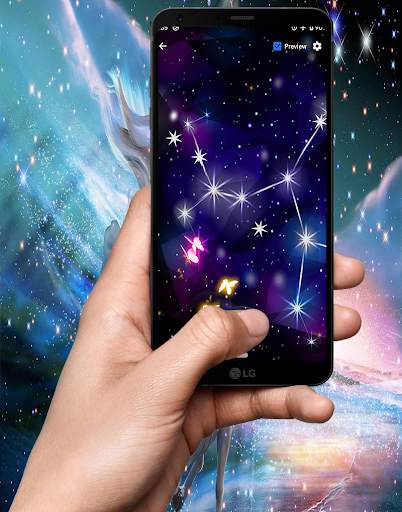 Sagittarius Live Wallpapers - Sensor, Multi Touch screenshot 1