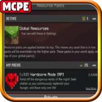 Hardcore Mode Mod MC Pocket Edition logo
