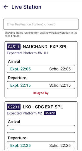 Live Train Status PNR status 6 تصوير الشاشة