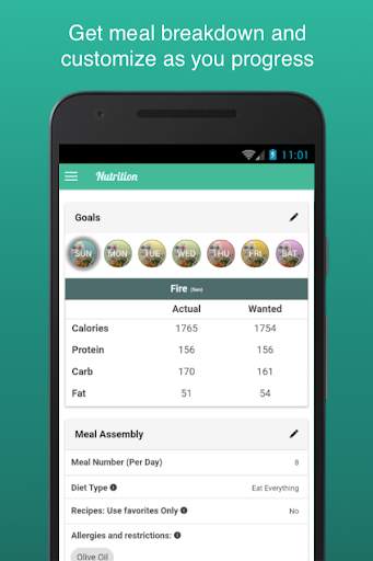 Fitness Meal Planner screenshot 6