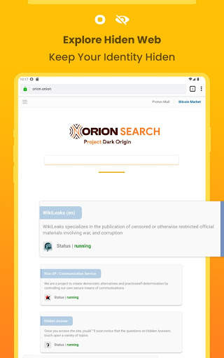 Orion Browser | Tor Dark Web screenshot 9