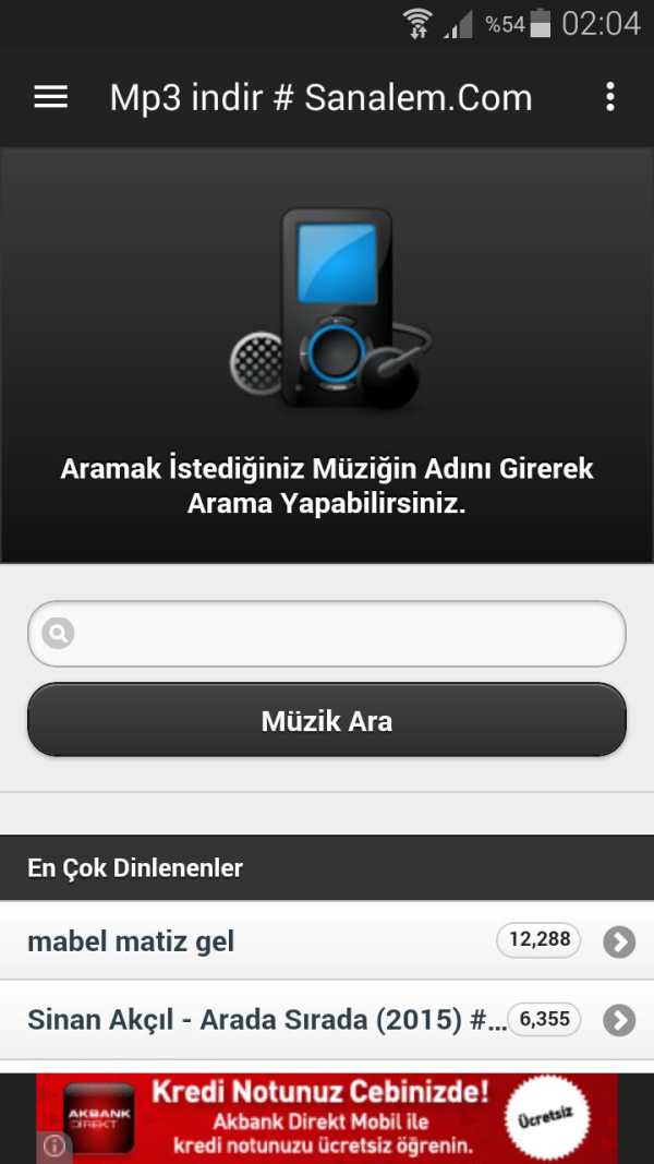 Mobil Mp3 Müzik İndir screenshot 2