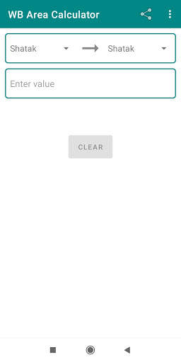 West Bengal Land Measurement Calculator screenshot 1