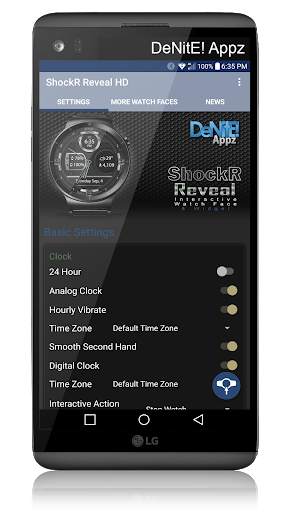 ShockR ReVeal HD WatchFace Widget & Live Wallpaper screenshot 4