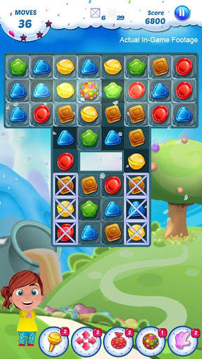 Gummy Candy - Match 3 Game 2 تصوير الشاشة