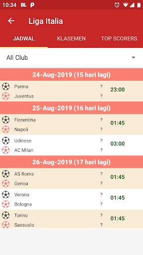 Jadwal Bola screenshot 4