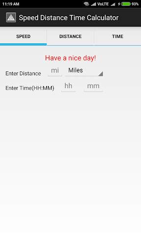 Speed Distance Time Calculator скриншот 4
