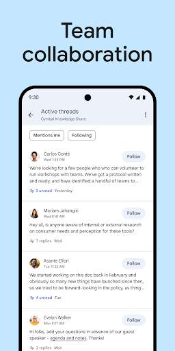 Google Chat screenshot 3