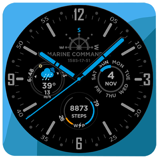 Marine Commander watch face आइकन