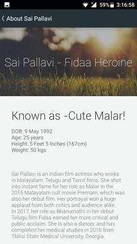 Sai Pallavi Official - Malar HD Wallpapers (Fidaa) screenshot 8
