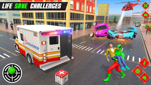Flying Superhero Spider Games screenshot 8