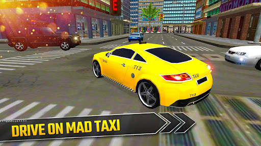 Taxi Driving Simulator 2017 - Modern Car Rush screenshot 2