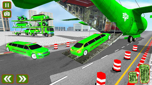 US Limo Army Car Transporter Game: Car Transport screenshot 5