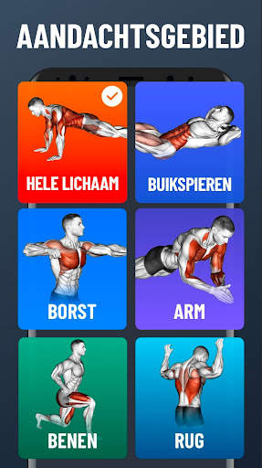 Workouts voor Thuis screenshot 2