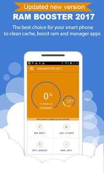 Ram Booster 2016 - Cache Clean screenshot 1