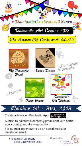 Paintastic: draw, color, paint screenshot 1