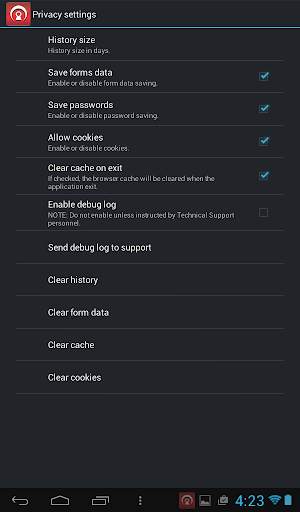 Mobile Web Guard II screenshot 3