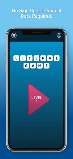 Word Game by Literal Games : Word Puzzle Game screenshot 1