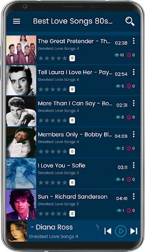 80s 90s Love Songs Hits screenshot 3