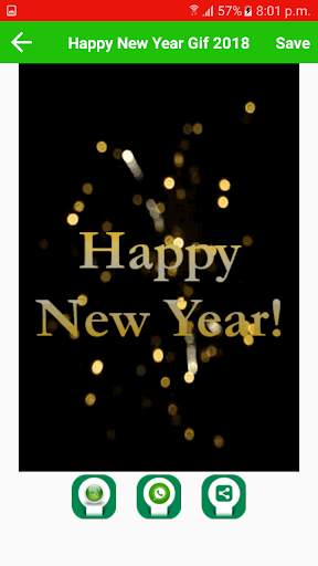 Happy New Year Gif 2018 screenshot 4