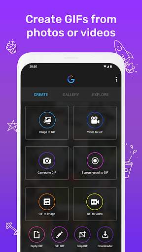Gif'em! - GIF Maker & Editor, Video & Photo to GIF 2 تصوير الشاشة
