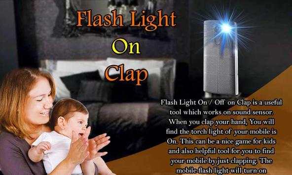 Flashlight On Clap screenshot 2