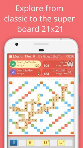 Rackword - Free real-time multiplayer word game screenshot 4